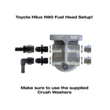 Donaldson diesel pre-filter with clear water bowl for Hilux N90