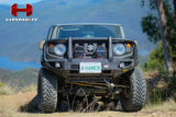 Close-up of Hamer King Series Plus bull bar detail on Suzuki Jimny XL