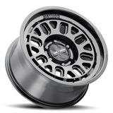 Method 321 Gloss Black off road wheel angle view