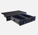 MSA 4x4 700 Complete Drawer Kit - Dual storage drawer system with wing kits fitted