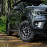 Loaded Stockton Wheels in Grey Centre Black Lip