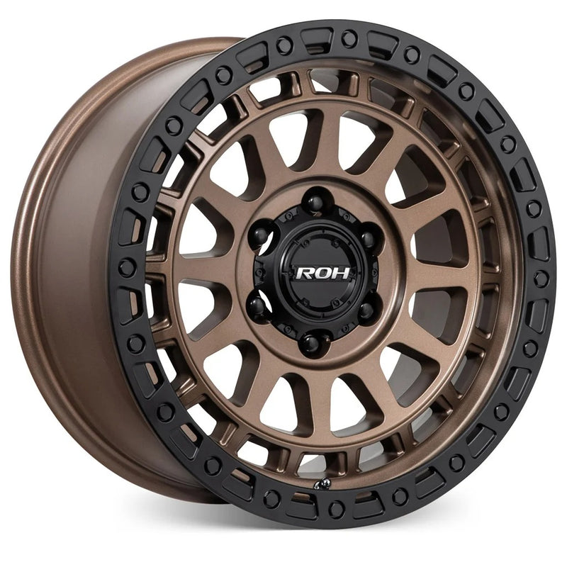 ROH Assault Wheels Matte Bronze with Matte Black Lip & Bolts