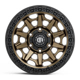 Set of 4 Cage Wheels in Bronze with Black Lip by Black Rock - Brixton 4x4 - Buy Online Now!