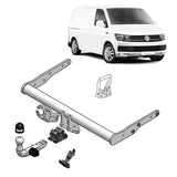 Brink Towbar for Volkswagen Multivan (04/2015 onwards),Volkswagen Transporter / Caravelle (04/2003 - 12/2015),Volkswagen Transporter (04/2003 - 12/2015),Volkswagen Multivan (11/2003 onwards),Volkswagen Transporter (04/2015 - 09/2019),Volkswagen...