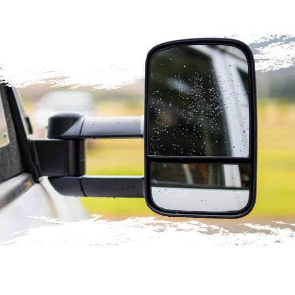 Clearview Original Towing Mirrors for 70Series - 76,78,79 & Troop Carriers - aftermarket accessory