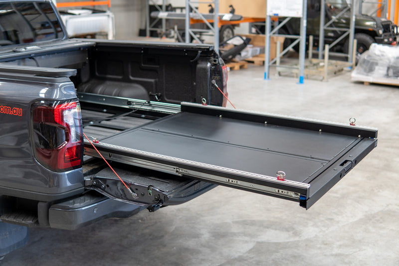 Full Extension Tray Slide / Bed Slide Wide Size to suit Next Gen Ford Ranger, Raptor & Amarok