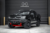 Matte black powder coated Hamer Atlas Series bull bar, Amarok 2023 - gallery photo 9