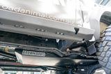 Hilux N80 rock slider heavy duty welded steel construction close up