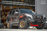 Hamer King Series bull bar on Toyota Prado 150 close up - photo 7