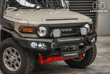 Hamer King Series bull bar winch mounting plate on Toyota FJ Cruiser