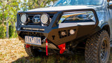 Passenger side view of Offroad Animal Toro bull bar on Fortuner wagon