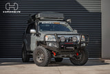 Matte black powder coated Hamer King Plus bull bar, Prado 120 - gallery photo 7
