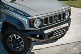 Suzuki Jimny XL with Hamer King Series bull bar, driver side angle