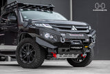 Hamer 4x4 King Series bullbar fitted to Mitsubishi Triton MR 2018 to 2023