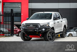Hamer 4x4 King Series bullbar fitted to Toyota Hilux 2018 to 2020
