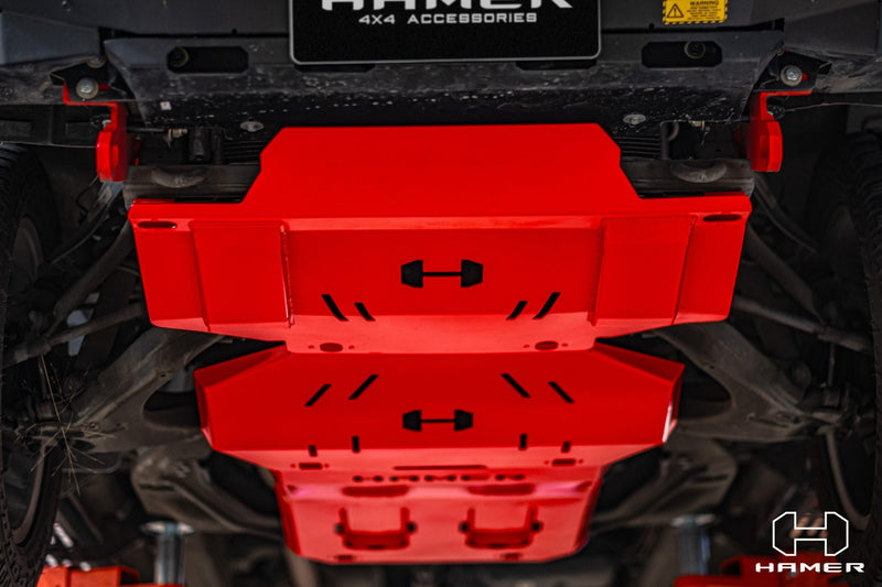 Hamer 3 Piece Bash Plate Set for LDV T60 2017 onwards