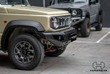 Hamer King Series bull bar on Suzuki Jimny XL, front-on view