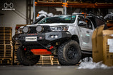 Hilux Hamer 4x4 King bumper bar matte black powder coat - gallery photo 9