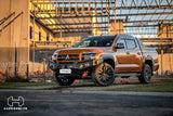 Mitsubishi Triton MV with Hamer 4x4 King Series bull bar, driver side angle