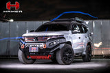 Mitsubishi Pajero Sport bullbar with number plate flip, Hamer King Series - gallery photo 11