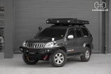 Matte black powder coated Hamer King Series bull bar, Prado 120 - gallery photo 7
