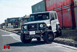 Suzuki Jimny XL with Hamer King Series Plus bull bar, driver side angle