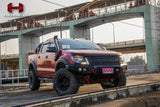 Close-up of Hamer 4x4 King Series bull bar recovery point on Ford Ranger PX1