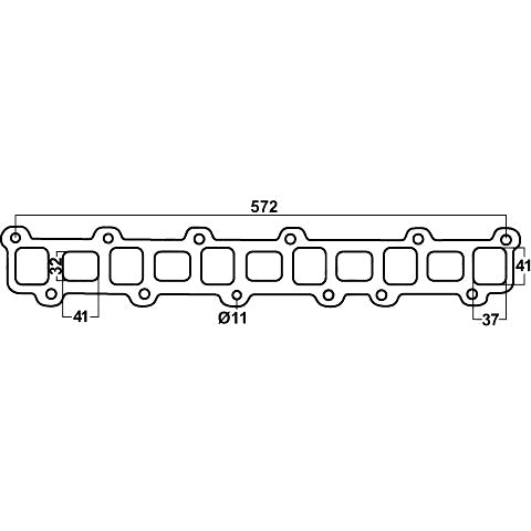 Redback Gasket for Ford Maverick (02/1988 - 03/1994), Nissan Patrol (06/1980 - 09/2001)