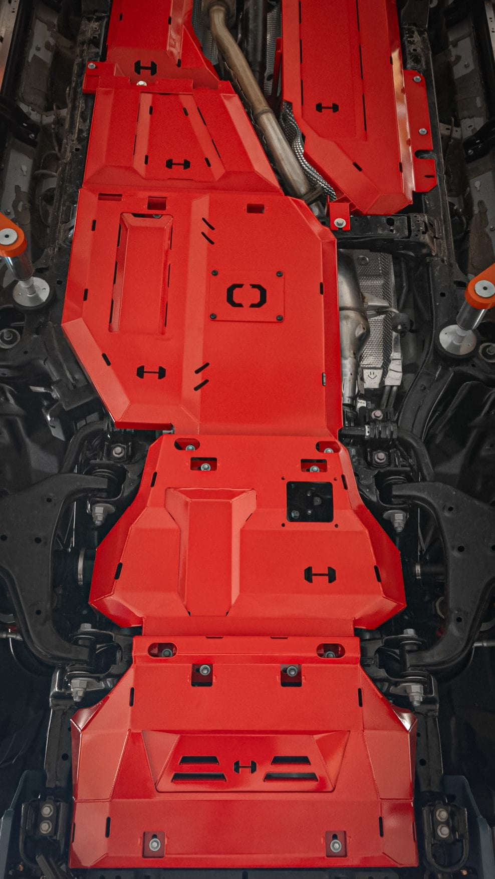 3 Piece Front under protection plate for Toyota Prado 250 