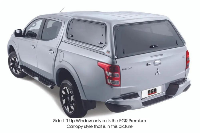EGR Canopy Driver Side Lift-Up Window - Premium Canopy Upgrade