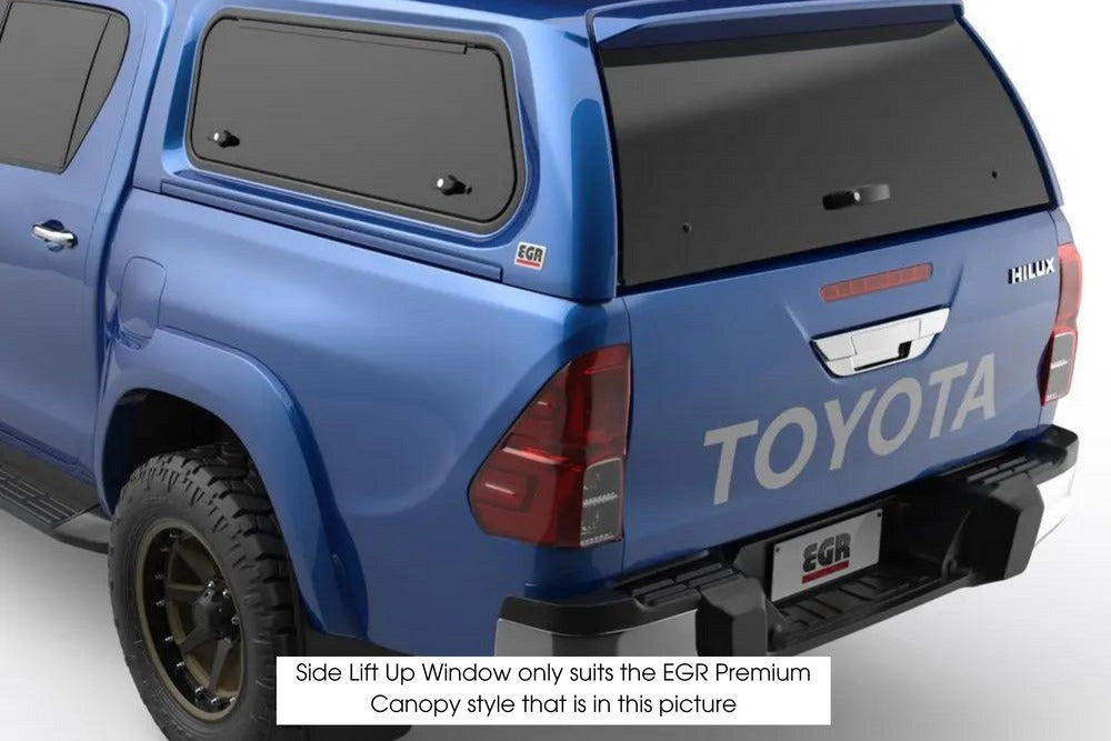 EGR Canopy Driver Side Lift-Up Window - Premium Canopy Upgrade