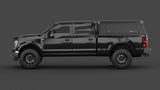 Ford F-250 Super Duty aluminium ute canopy – solid sides