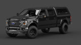 Ford F-250 Super Duty aluminium ute canopy – with sliding dog windows