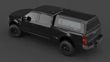 Ford F-250 Super Duty aluminium ute canopy – with sliding dog windows