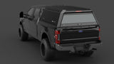 Ford F-250 Super Duty aluminium ute canopy – solid sides