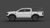 Ford Ranger Raptor 2023+ aluminium ute canopy – solid sides