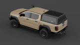 Ford Ranger Super Duty aluminium ute canopy – solid sides