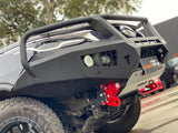 Toro bull bar for Fortuner, angled product view of the looped design