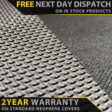 Toyota Landcruiser 80 Series DX & Standard GP4 Neoprene Bucket + 3/4 Bench Seat Covers (Made to Order)