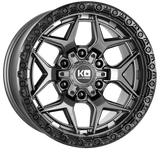 King Growler Wheels In Matte Titanium