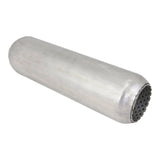 2.5" Hotdog Resonator 12" Long 409 SS Perforated Tube - no spigots