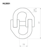 Hammer Lock Chain Connector - Shackles Towing Accessories