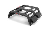 Hamer Gladiator Plus tub rack fitted to Toyota Hilux Revo Rogue, rear angle view