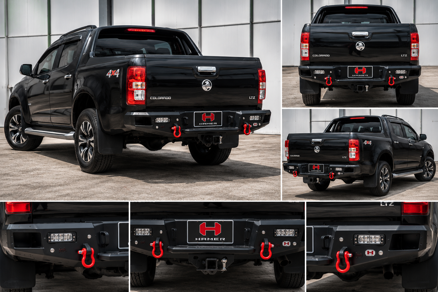 Hamer 4x4 M-Series Rear Bumper to suit Holden Colorado 2016-2020