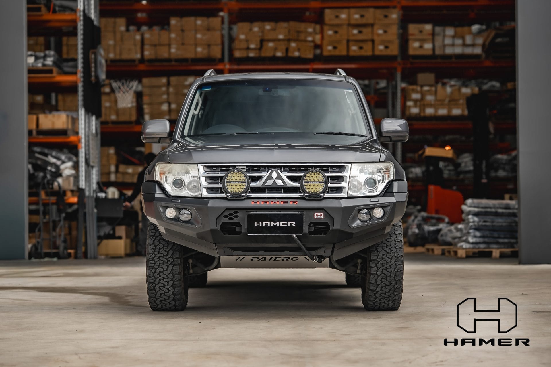 Hamer King Series Bull Bar for Mitsubishi Pajero (2006 to 2021)