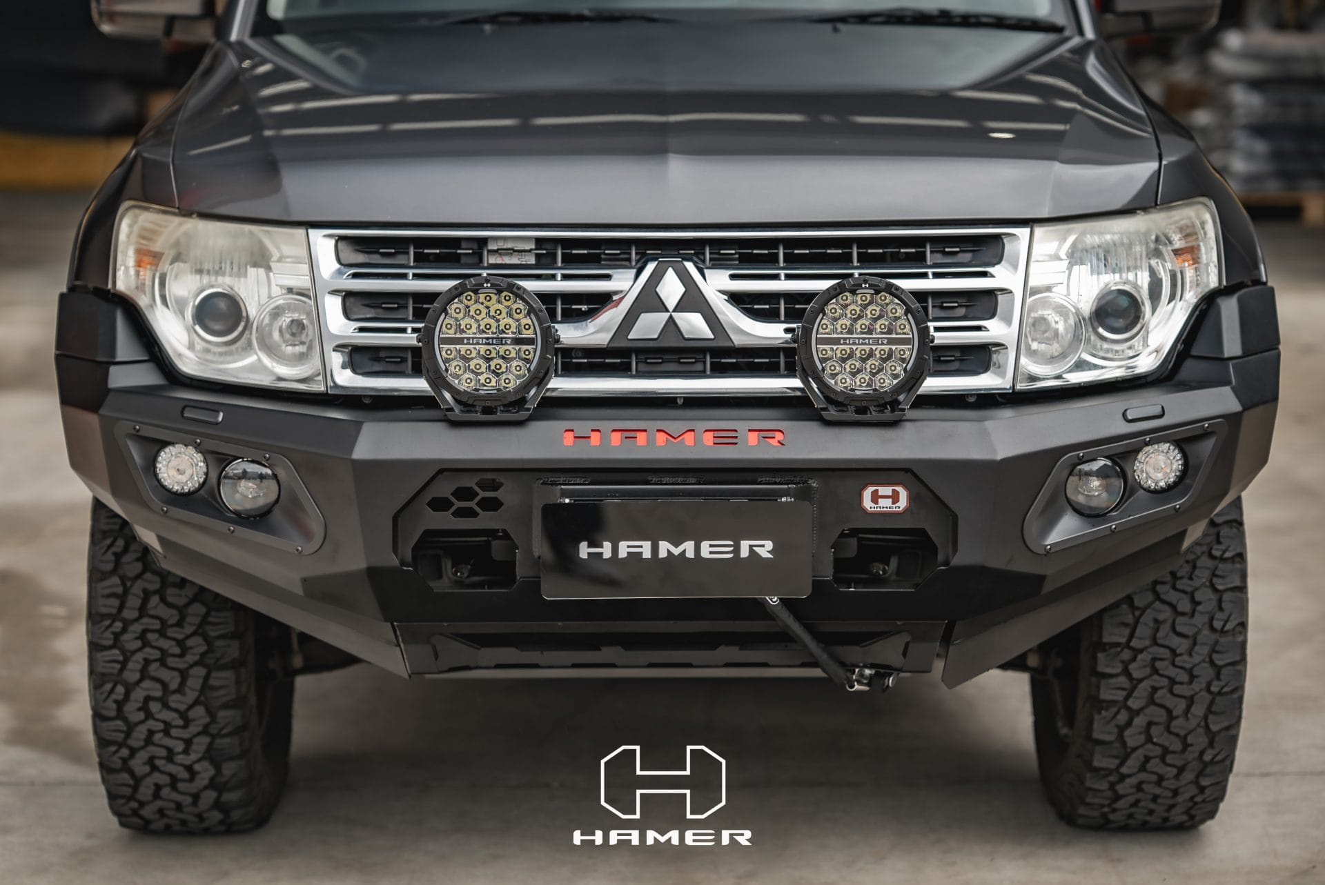 Hamer King Series Bull Bar for Mitsubishi Pajero (2006 to 2021)