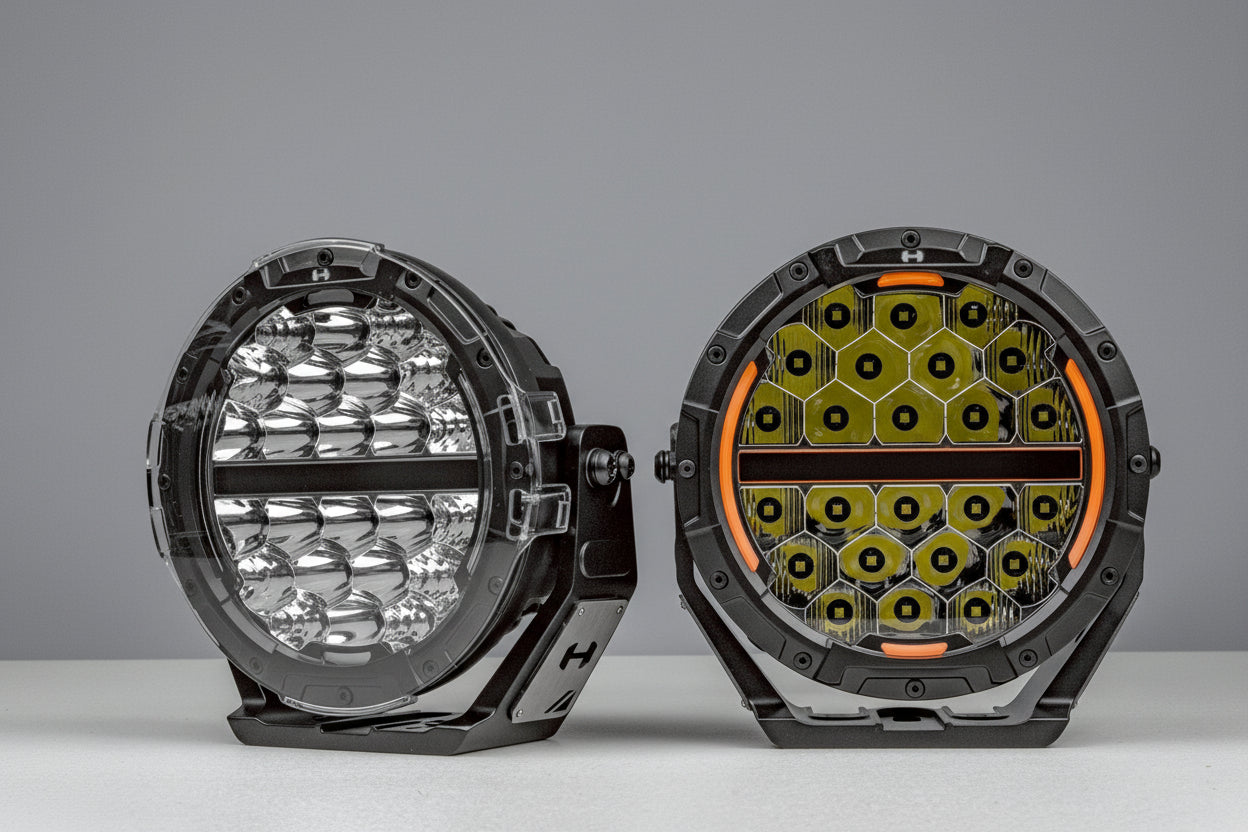 Hamer Luminos 7" LED Spot Lights - 98W CREE