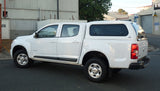 Sliding side windows on EGR Premium Canopy for Holden Colorado airflow