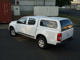 Holden Colorado canopy featuring tinted tempered glass windows