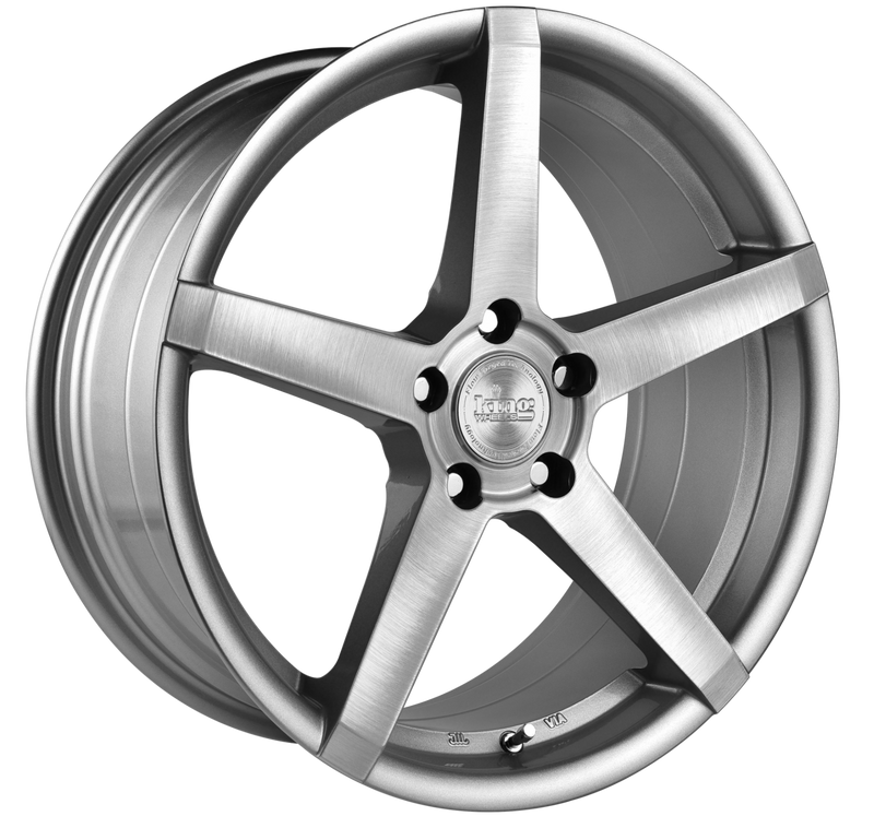 King Hostile Wheels Silver Brushed Face